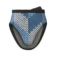 thumbnail image 1 of Vsdgher Cozy Knitted Blue Chevron Non-Slip Mini Oven Mitt Set, Short Oven Mitts for Baking Grilling Barbecue Microwave, 5.9"x5.9"in, 1 of 7