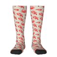 thumbnail image 1 of Vsdgher Crab Lobster 1 Knee Socks, High Socks Long Stretchy Sock Women Knee High Stocking, Long Socks for Women, 1 of 6