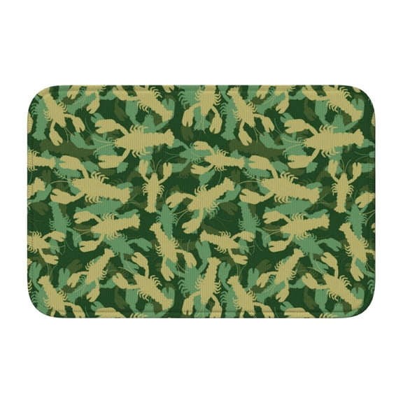 Vsdgher Crayfish Army Hem Mat 40x60 - Multipurpose Doormat for Indoor & Outdoor Use - Welcome Your Guests with our Entrance Mat