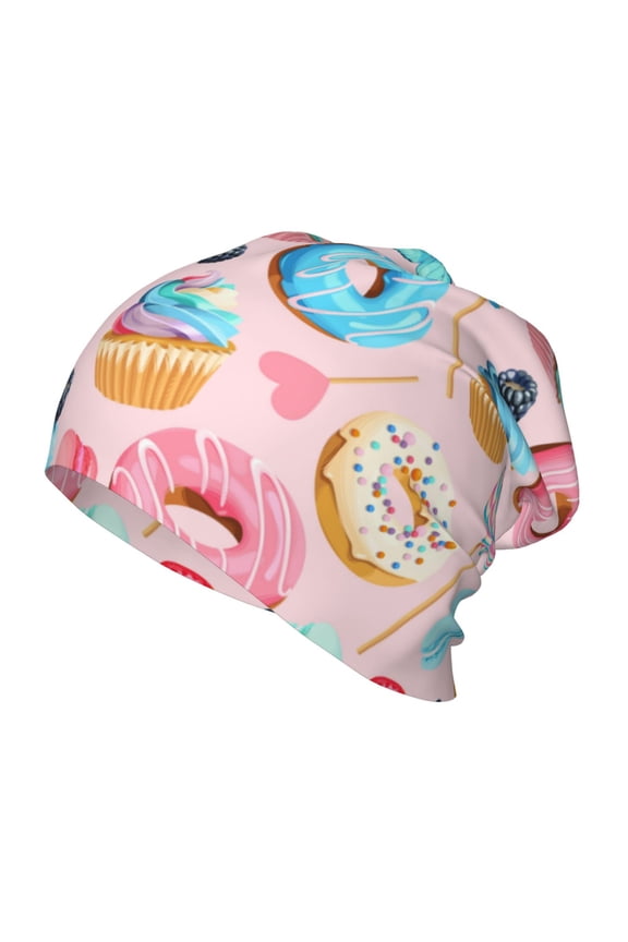 Cupcakes and Donuts Toddler Beanie Baby Boys Girls Beanies Kids Winter Hats Children Knit Warm Caps