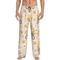 thumbnail image 1 of Vsdgher Cute Bee Gnome Print Mens Pajama Pants Sleep & Lounge Pants, PJ Bottoms With elastic waistb and Pockets, 1 of 5