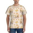 thumbnail image 1 of Vsdgher Cute Bee Gnome1 Print Men's Dry Fit Mesh Athletic Shirts Moisture Wicking Tennis T-Shirt Tops, 1 of 9