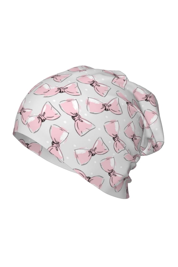 Cute Bow Tie Toddler Beanie Baby Boys Girls Beanies Kids Winter Hats Children Knit Warm Caps