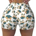 thumbnail image 1 of Vsdgher Cute Bunny print Workout Shorts for Women Seamless Soft Smooth Gym Yoga Scrunch Active Exercise Fitness Shorts, 1 of 8