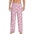 thumbnail image 1 of Vsdgher Cute Cat Print Mens Pajama Pants Sleep & Lounge Pants, PJ Bottoms With elastic waistb and Pockets, 1 of 5