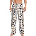 thumbnail image 1 of Vsdgher Cute Cats Print Mens Pajama Pants Sleep & Lounge Pants, PJ Bottoms With elastic waistb and Pockets, 1 of 5