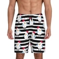 thumbnail image 1 of Vsdgher Cute Chicken Print Men's Pajama Shorts Lounge Bottoms Sleep Shorts Elastic Waist Lightweight PJ Shorts with Pockets-X-Large, 1 of 6