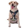 thumbnail image 1 of Vsdgher Cute Daisy Cow A Pattern Dog Harness,No Pull Pet Harness with Soft Padded Handle,Adjustable Reflective Vest with 2 Buckles,4 Slide Buckles,S-XL Large, 1 of 5