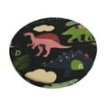 thumbnail image 1 of Vsdgher Cute Dinosaurs Print Stool Covers Round,Stretch Round Stool Covers Washable Stool Cushion Slipcover Elastic Chair Covers for 12-14 Inch Chair, 1 of 7