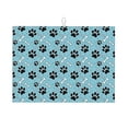 thumbnail image 1 of Vsdgher Cute Dog Footprints Dish Drying Mat Super Absorbent Drying Mat Large Dish Drying Mats for Kitchen Counter Kitchen Drying Mat 24" x 18", 1 of 7