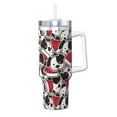 thumbnail image 1 of Vsdgher Cute Dog Pattern 40 oz Tumbler with Handle and Straw Lid | Insulated Cup Reusable Stainless Steel Water Bottle Travel Mug | Gifts for Women Men Him Her, 1 of 8
