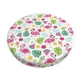 thumbnail image 1 of Vsdgher Cute Flamingo Print Stool Covers Round,Stretch Round Stool Covers Washable Stool Cushion Slipcover Elastic Chair Covers for 12-14 Inch Chair, 1 of 7