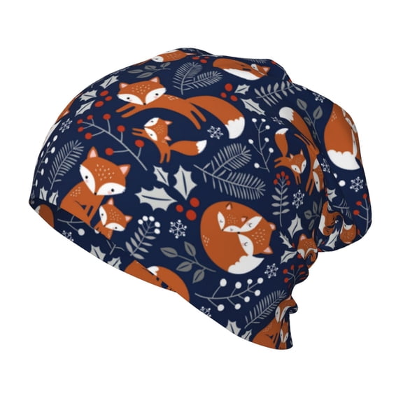 Vsdgher Cute Foxes Toddler Beanie Baby Boys Girls Beanies Kids Winter Hats Children Knit Warm Caps