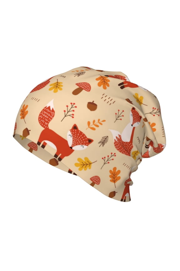 Cute Foxes Toddler Beanie Baby Boys Girls Beanies Kids Winter Hats Children Knit Warm Caps