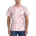 thumbnail image 1 of Vsdgher Cute Hand Drawn Hearts Print Men's Dry Fit Mesh Athletic Shirts Moisture Wicking Tennis T-Shirt Tops, 1 of 9