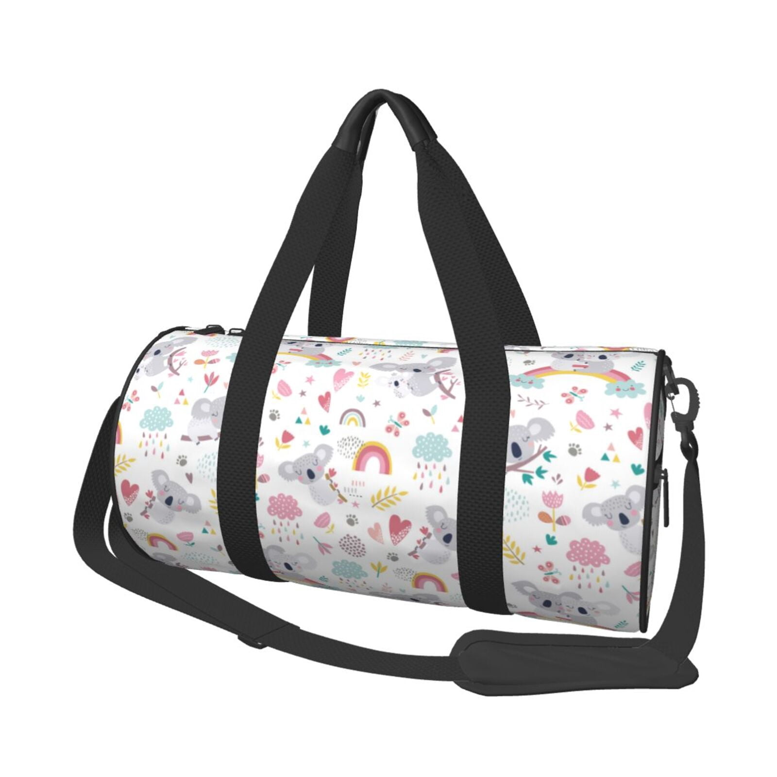 Vsdgher Cute Koala 45L Foldable Duffel Bag, Sports Gym Bag,Overnight Bag, Portable Weekender Bag for Airplanes