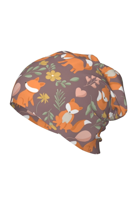 Cute Little Fox Toddler Beanie Baby Boys Girls Beanies Kids Winter Hats Children Knit Warm Caps