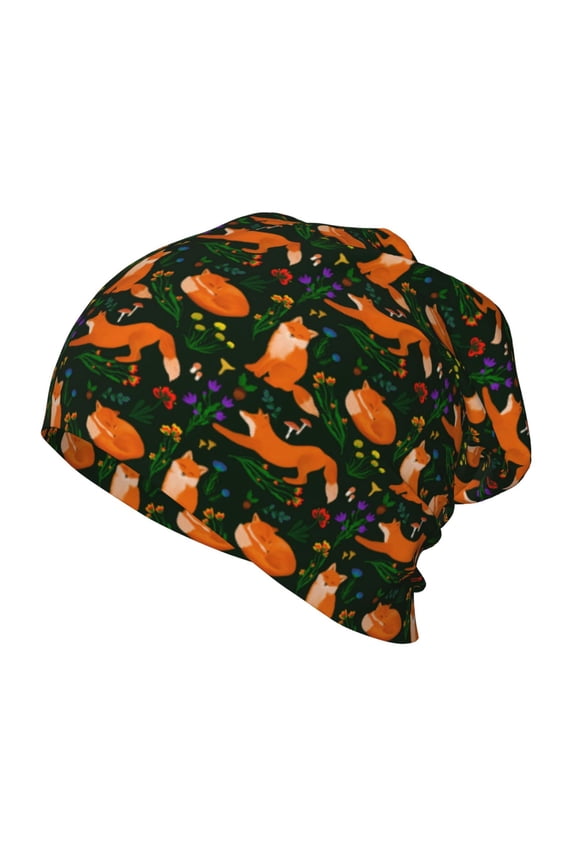 Cute Little Foxes Toddler Beanie Baby Boys Girls Beanies Kids Winter Hats Children Knit Warm Caps