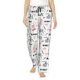thumbnail image 1 of Vsdgher Cute Magic Bunny Women’s Womens Pajama Pants, Lounge Wide Leg PantsLounge Pants,Sleep Bottoms, Lounge for Women-, 1 of 6