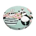 thumbnail image 1 of Vsdgher Cute Panda Print Stool Covers Round,Stretch Round Stool Covers Washable Stool Cushion Slipcover Elastic Chair Covers for 12-14 Inch Chair, 1 of 7