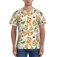 thumbnail image 1 of Vsdgher Cute Puppy Print Men's Dry Fit Mesh Athletic Shirts Moisture Wicking Tennis T-Shirt Tops, 1 of 9