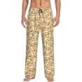 thumbnail image 1 of Vsdgher Cute Shiba Print Mens Pajama Pants Sleep & Lounge Pants, PJ Bottoms With elastic waistb and Pockets, 1 of 5