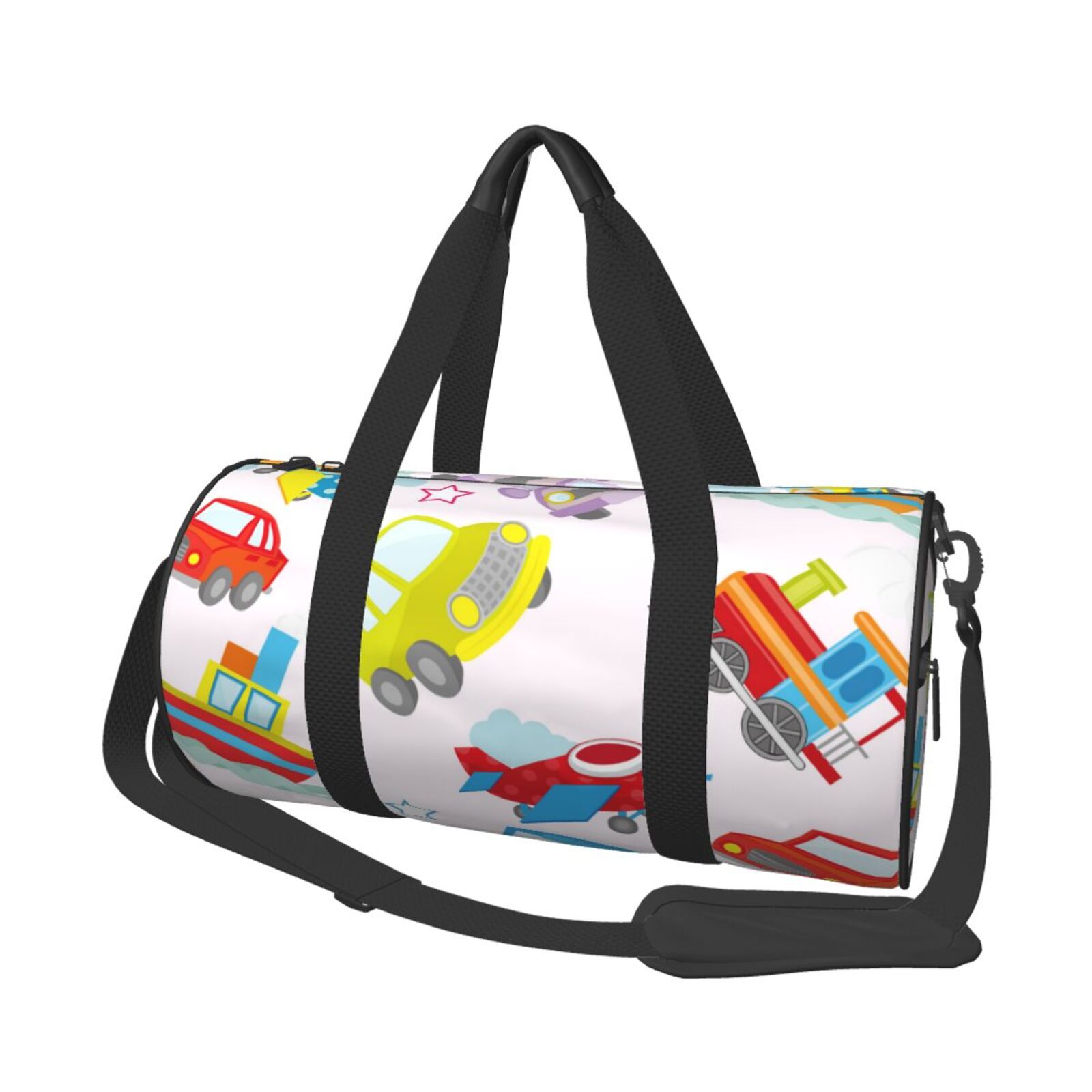 Vsdgher Cute Transport 45L Foldable Duffel Bag, Sports Gym Bag,Overnight Bag, Portable Weekender Bag for Airplanes
