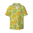thumbnail image 1 of Vsdgher Cute Turtle Print Men's Wrinkle Free Untucked Cuban Shirt Business Casual Button Down Shirts Short Sleeve Shirt, 1 of 7