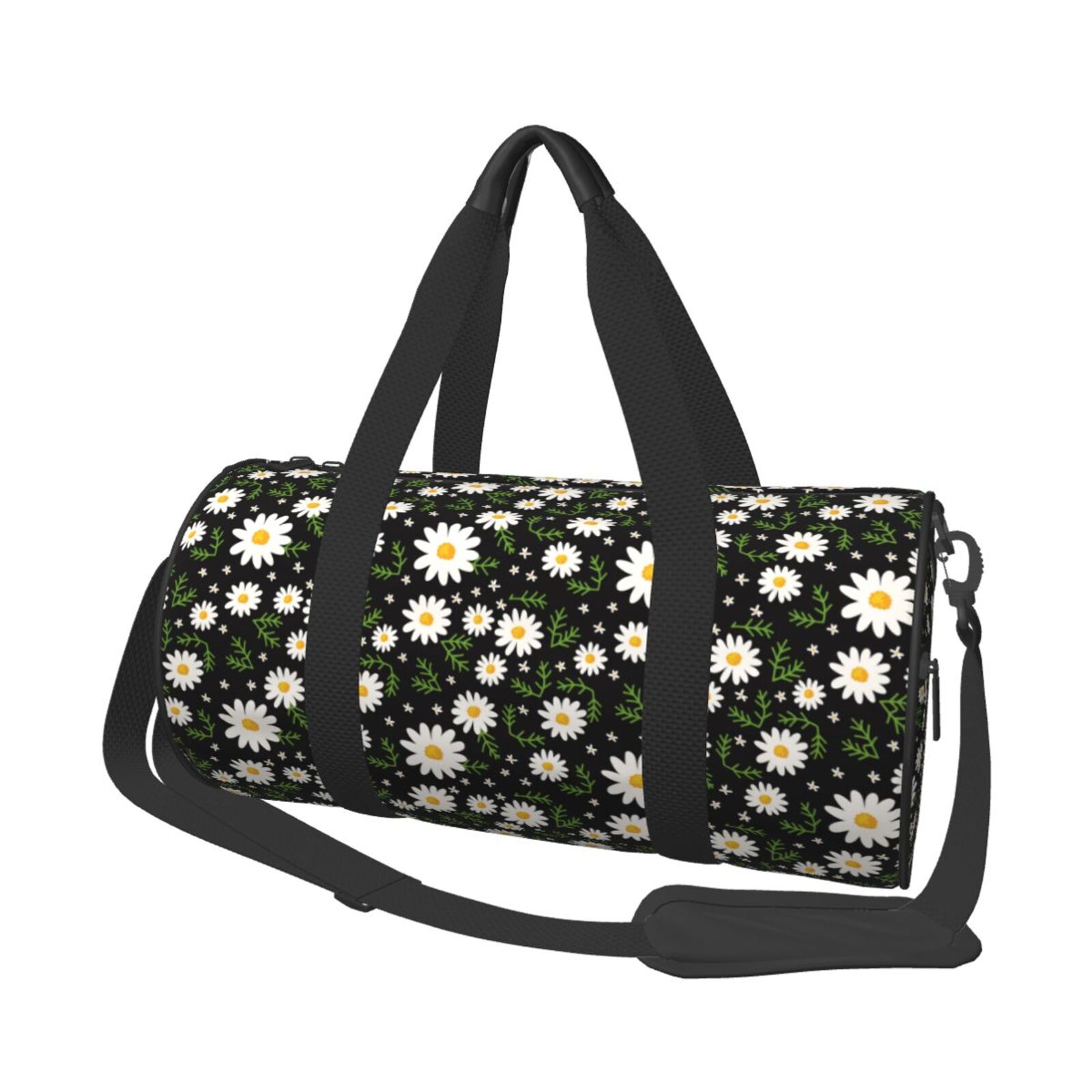 Vsdgher Daisy 45L Foldable Duffel Bag, Sports Gym Bag,Overnight Bag, Portable Weekender Bag for Airplanes