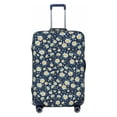 thumbnail image 1 of Vsdgher Daisy Floral B Print Luggage Cover Washable Suitcase Cover Protector Anti-scratch Suitcase cover Fits 18-32 Inch Luggage, 1 of 8