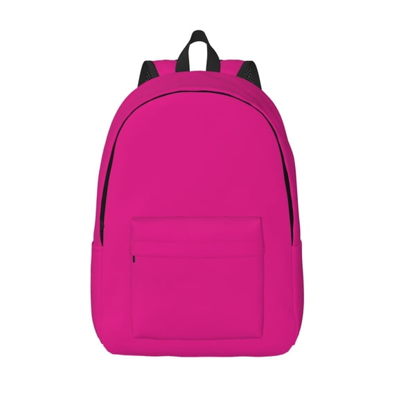 Vsdgher Darkmagenta Print Canvas Backpack Travel Rucksack Unisex Knapsack 15.7/17.7Inch Laptop Backpack for Work,College -Small