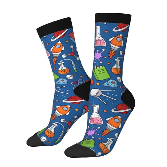 Vsdgher Different Chemical Things Crew Socks for Men & Women, Breathable Casual Athletic Ankle Socks