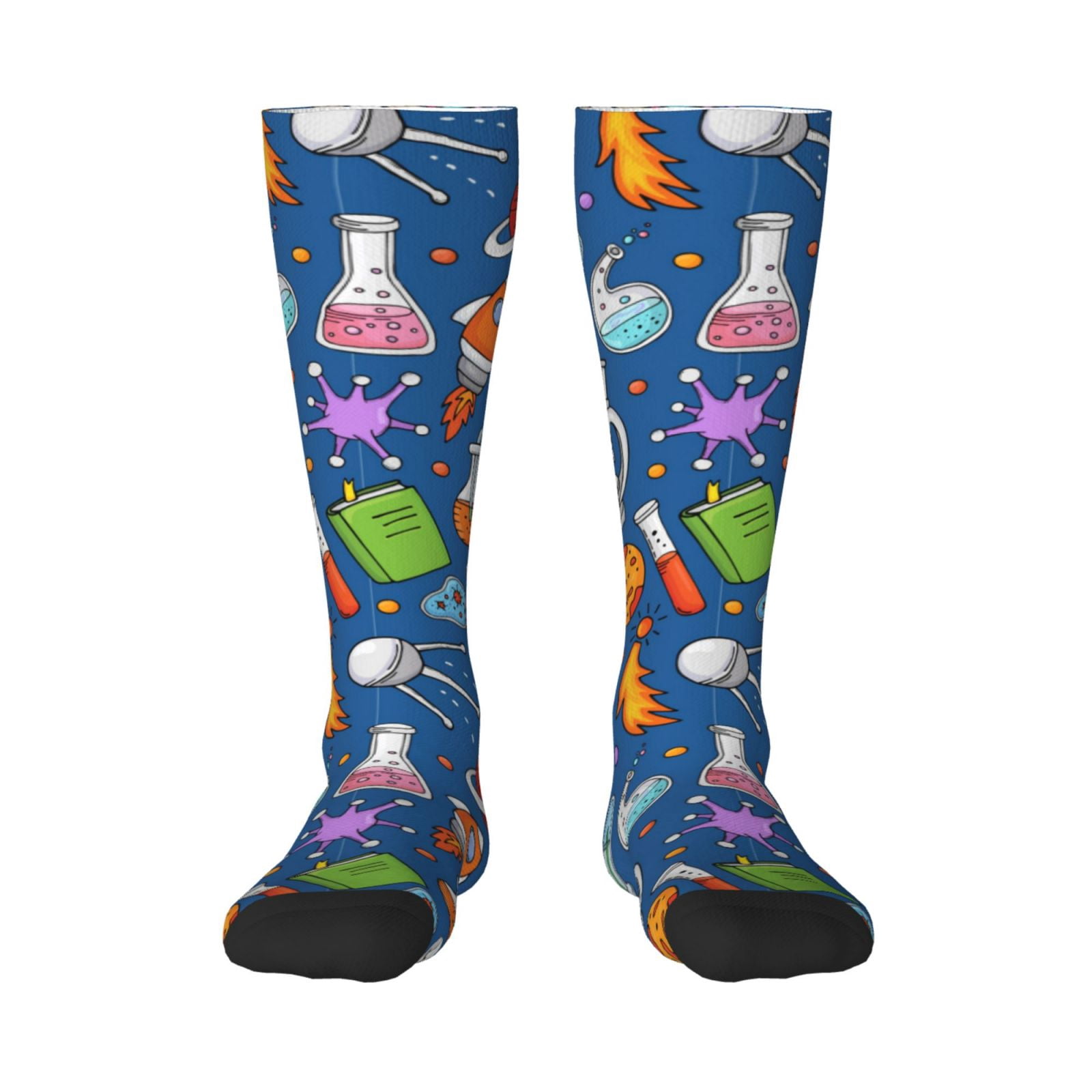 Things Socks Vsdgher Different Chemical Things Print Thigh High Socks Extra Long ...