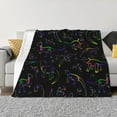 thumbnail image 1 of Vsdgher Dinosaur Pattern Fleece Throw Blanket, Horizontal Fleece Bedding Home Decor for Couch & Bed All Season Use -50"x40", 1 of 7