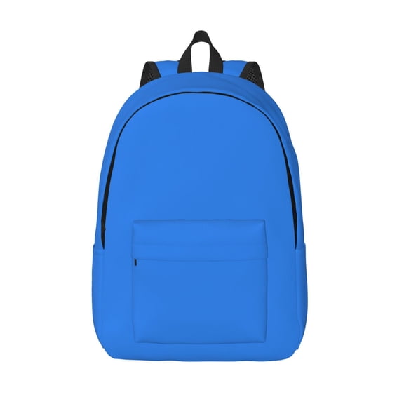 Vsdgher Dodgerblue Print Canvas Backpack Travel Rucksack Unisex Knapsack 15.7/17.7Inch Laptop Backpack for Work,College -Small