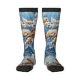 thumbnail image 1 of Vsdgher Dog Angel Ascension Knee Socks, High Socks Long Stretchy Sock Women Knee High Stocking, Long Socks for Women, 1 of 6