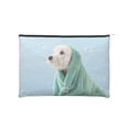 thumbnail image 1 of Vsdgher Dog Wrapped in Towel DuPont paper portable toiletry bag for Women&Men Camping Outdoor Tent Home Office,Hanging Hook, Water-resistant Makeup Cosmetic Bag, 1 of 8