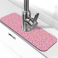 thumbnail image 1 of Vsdgher Donut Kitchen Sink Splash Guard Faucet Mat -1 PC Super Absorbent Fast Drying Mat Sink Gadgets-Splash, Bathroom,Sink Mat,(15" X 5.5" ), 1 of 7