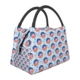 thumbnail image 1 of Vsdgher Donut with the USA Fag Print Insulated Reusable Bags with Sturdy Zipper and Handles, Foldable Totes for Hot or Cold Food Bring or Delivery, 1 of 8