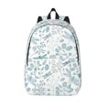 thumbnail image 1 of Vsdgher Dragonfly Print Canvas Backpack Travel Rucksack Unisex Knapsack 15.7/17.7Inch Laptop Backpack for Work,College -Medium, 1 of 5