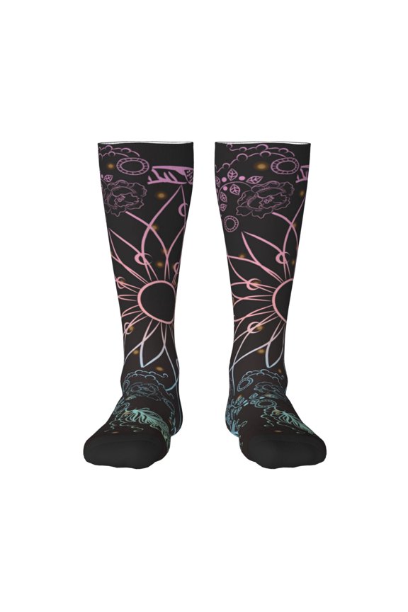 Dreamcatcher Knee Socks, High Socks Long Stretchy Sock Women Knee High Stocking, Long Socks for Women