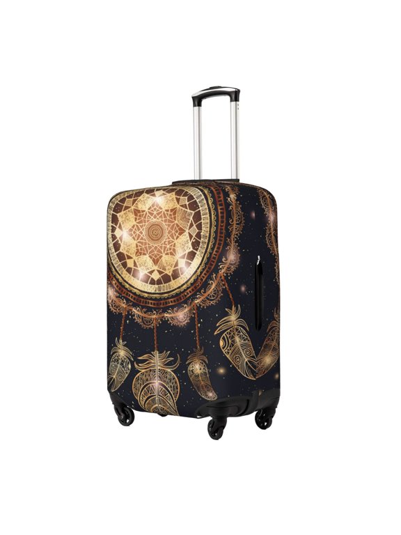 Dreamcatcher With Mandala Luggage Cover Suitcase Cover Protector Anti-scratch Suitcase cover Fits 18-32 Inch Luggage(No luggage included)-Medium