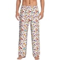 thumbnail image 1 of Vsdgher Drink And Cocktail Glasses Print Mens Pajama Pants Sleep & Lounge Pants, PJ Bottoms With elastic waistb and Pockets, 1 of 5
