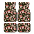 thumbnail image 1 of Vsdgher Edgehog and Mushrooms Car Foot Mat Set of 4 Pieces Universal Floor Liner Car Accessories Fits Most Cars, Trucks, Vans, sedans, SUV, 1 of 7