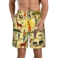 thumbnail image 1 of Vsdgher Ethnic African Men's Beach Shorts, Surfing shorts, Swim trunks, Quick Dry Swim Trunks for Surfing Beach Fun -X-Large, 1 of 6