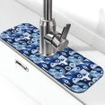 thumbnail image 1 of Vsdgher Evil Eye Kitchen Sink Splash Guard Faucet Mat -1 PC Super Absorbent Fast Drying Mat Sink Gadgets-Splash, Bathroom,Sink Mat,(15" X 5.5" ), 1 of 7