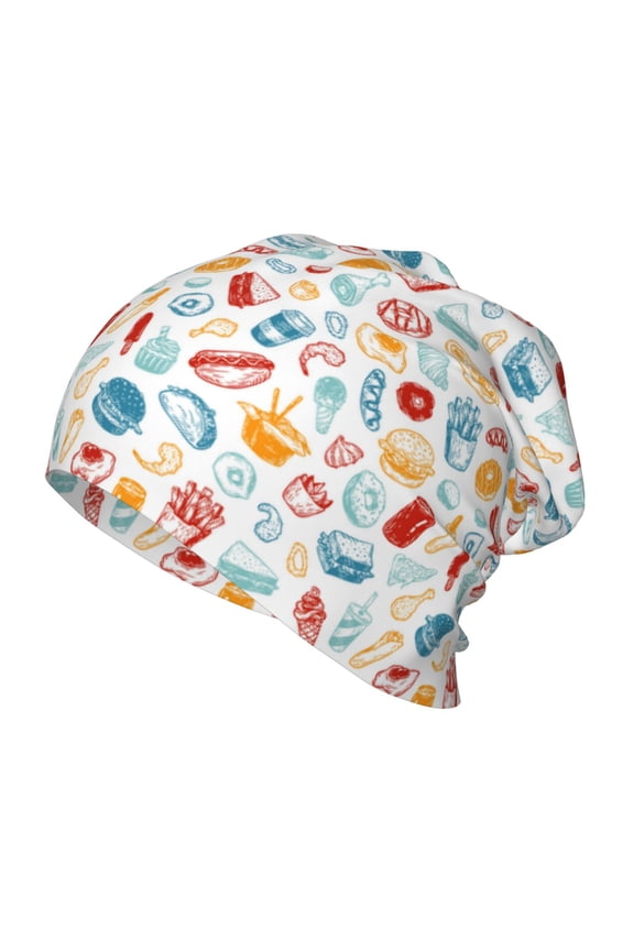 Fast Food 2 Toddler Beanie Baby Boys Girls Beanies Kids Winter Hats Children Knit Warm Caps