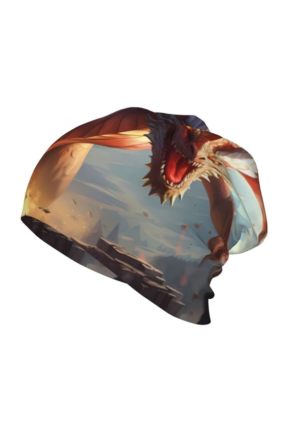 Ferocious Dragon Fury Toddler Beanie Baby Boys Girls Beanies Kids Winter Hats Children Knit Warm Caps