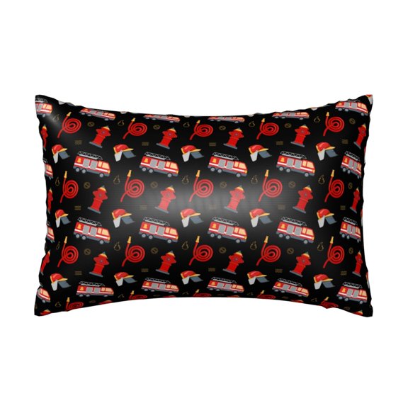 Vsdgher Fire Fighting Satin Pillowcase for Hair and Skin - Satin Pillow Cases Standard Size 20x30 inches with Zipper,Gifts for Women Men