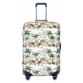 thumbnail image 1 of Vsdgher Flamingo Palm Trees Print Luggage Cover Washable Suitcase Cover Protector Anti-scratch Suitcase cover Fits 18-32 Inch Luggage, 1 of 8